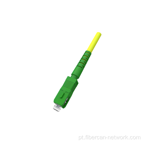 Conector de fibra óptica SC com inicialização flexível